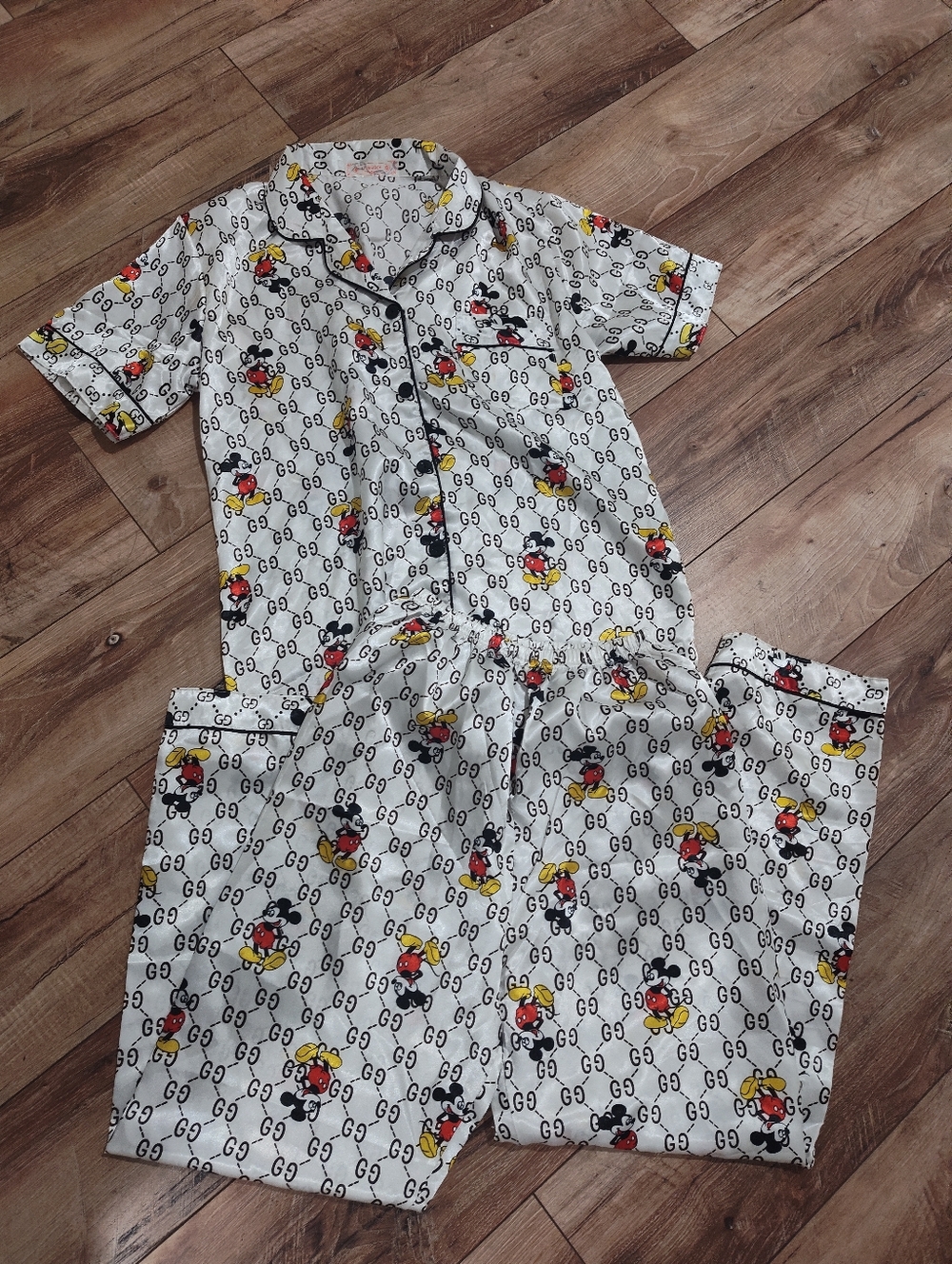 Micky Mouse Pattern PJ Set - Picture 5 of 9